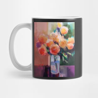 Still Life with Yellow Roses Mug